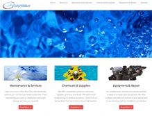 Tablet Screenshot of clearbluepoolsupply.com